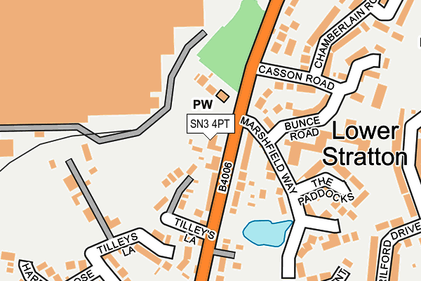 SN3 4PT map - OS OpenMap – Local (Ordnance Survey)