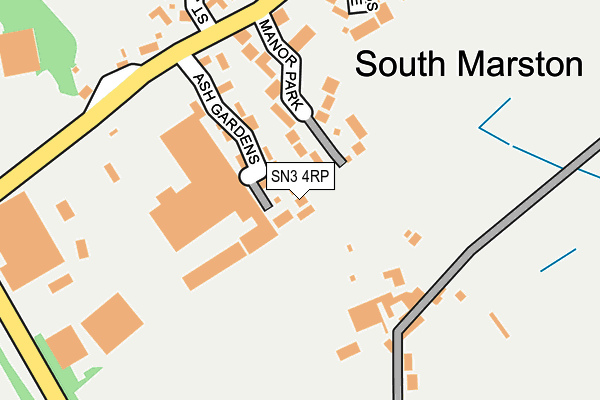 SN3 4RP map - OS OpenMap – Local (Ordnance Survey)