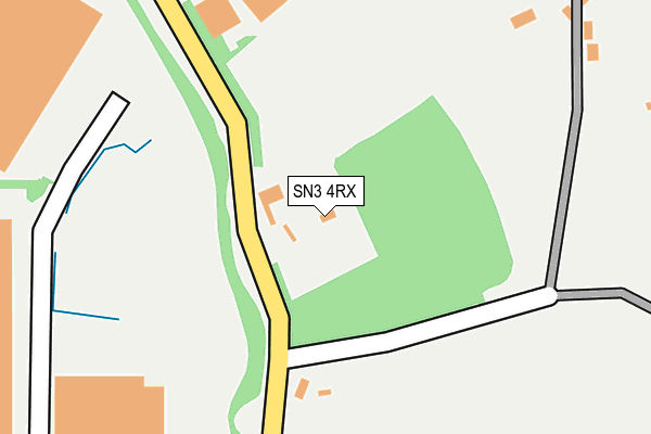 SN3 4RX map - OS OpenMap – Local (Ordnance Survey)