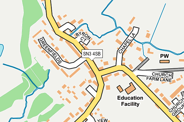 SN3 4SB map - OS OpenMap – Local (Ordnance Survey)