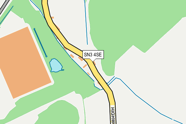 SN3 4SE map - OS OpenMap – Local (Ordnance Survey)