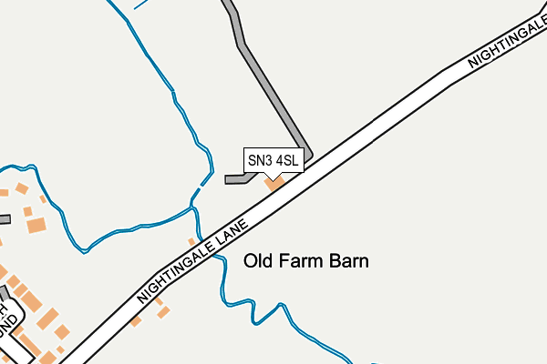 SN3 4SL map - OS OpenMap – Local (Ordnance Survey)