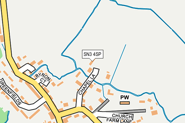 SN3 4SP map - OS OpenMap – Local (Ordnance Survey)