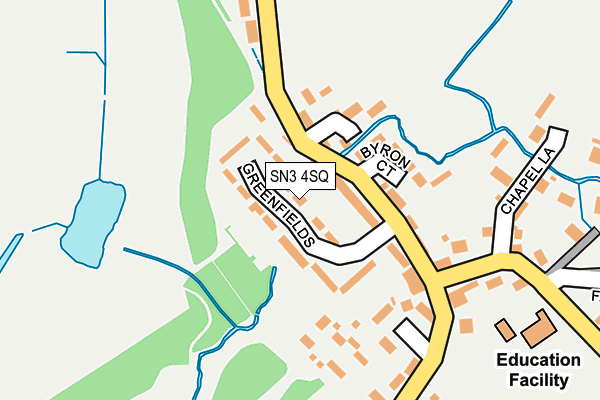 SN3 4SQ map - OS OpenMap – Local (Ordnance Survey)
