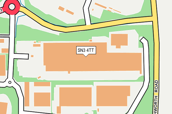 SN3 4TT map - OS OpenMap – Local (Ordnance Survey)
