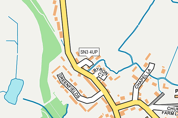 SN3 4UP map - OS OpenMap – Local (Ordnance Survey)