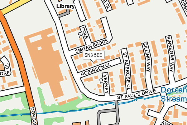 SN3 5EE map - OS OpenMap – Local (Ordnance Survey)
