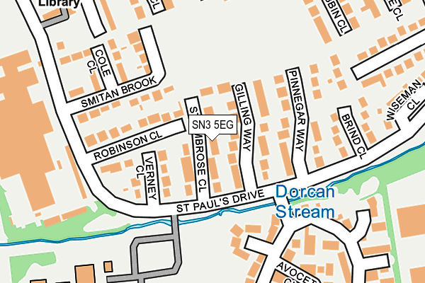 SN3 5EG map - OS OpenMap – Local (Ordnance Survey)