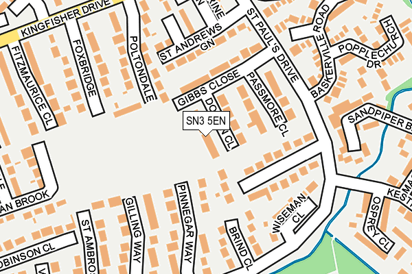 SN3 5EN map - OS OpenMap – Local (Ordnance Survey)