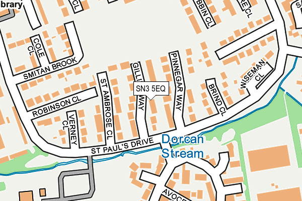 SN3 5EQ map - OS OpenMap – Local (Ordnance Survey)
