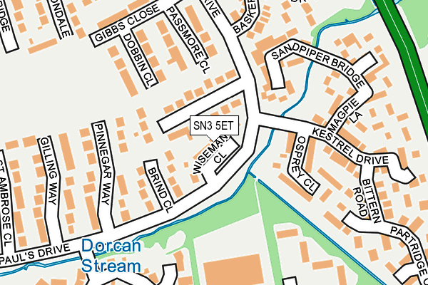SN3 5ET map - OS OpenMap – Local (Ordnance Survey)