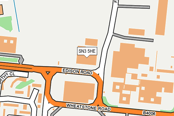 SN3 5HE map - OS OpenMap – Local (Ordnance Survey)
