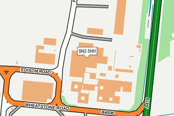 SN3 5HH map - OS OpenMap – Local (Ordnance Survey)