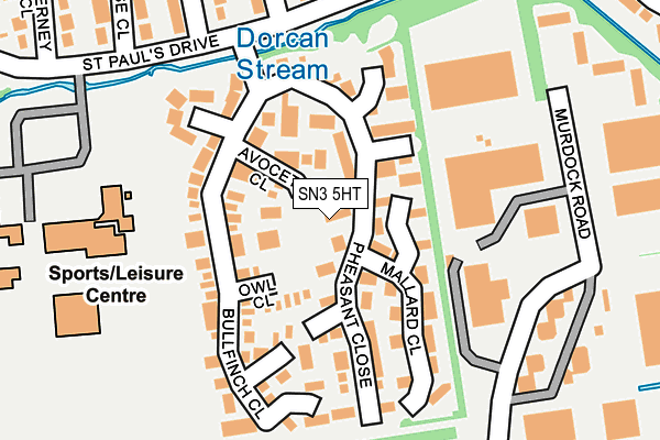 SN3 5HT map - OS OpenMap – Local (Ordnance Survey)
