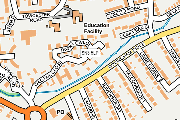 SN3 5LP map - OS OpenMap – Local (Ordnance Survey)