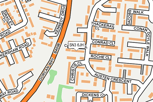 SN3 6JH map - OS OpenMap – Local (Ordnance Survey)