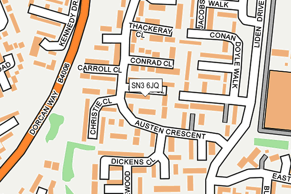 SN3 6JQ map - OS OpenMap – Local (Ordnance Survey)