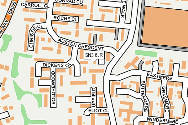 SN3 6JR map - OS OpenMap – Local (Ordnance Survey)