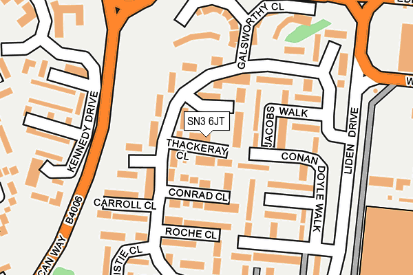 SN3 6JT map - OS OpenMap – Local (Ordnance Survey)