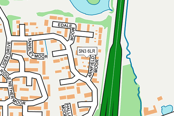 SN3 6LR map - OS OpenMap – Local (Ordnance Survey)