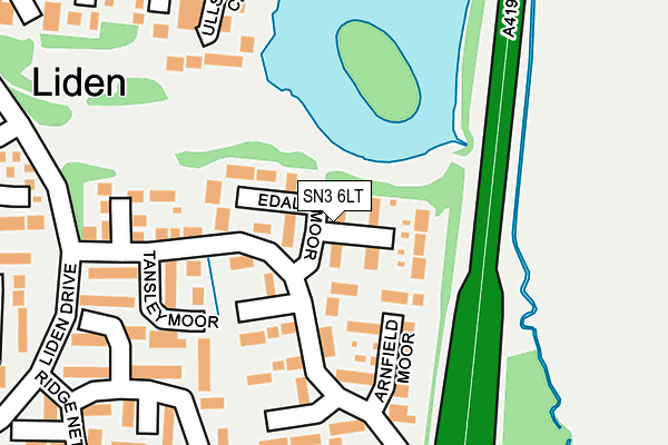 SN3 6LT map - OS OpenMap – Local (Ordnance Survey)