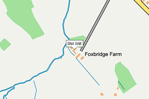 SN4 0AB map - OS OpenMap – Local (Ordnance Survey)