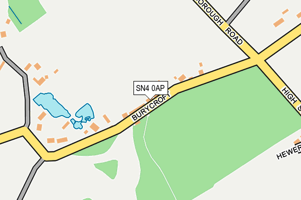 SN4 0AP map - OS OpenMap – Local (Ordnance Survey)