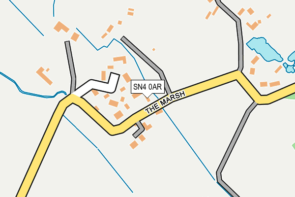 SN4 0AR map - OS OpenMap – Local (Ordnance Survey)