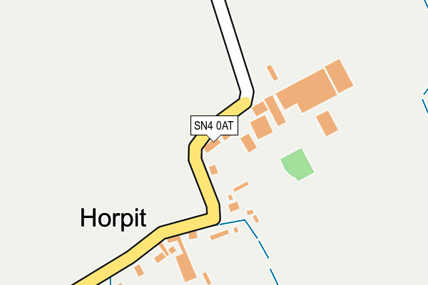 SN4 0AT map - OS OpenMap – Local (Ordnance Survey)