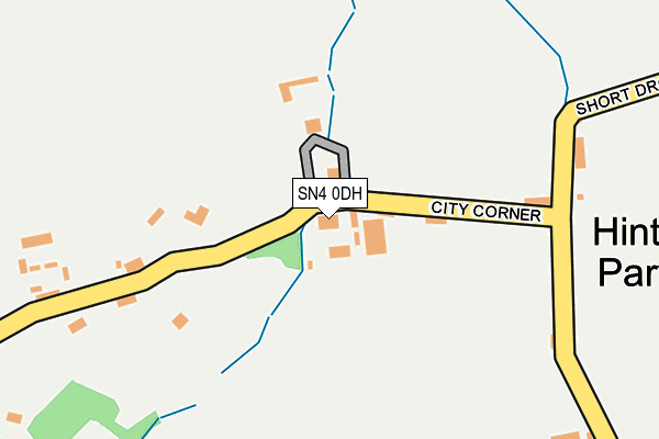 SN4 0DH map - OS OpenMap – Local (Ordnance Survey)