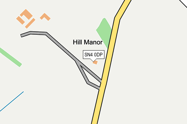 SN4 0DP map - OS OpenMap – Local (Ordnance Survey)