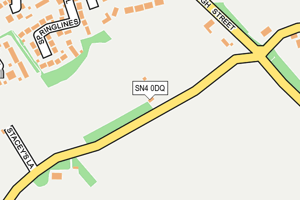 SN4 0DQ map - OS OpenMap – Local (Ordnance Survey)