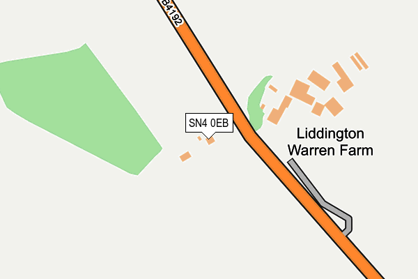 SN4 0EB map - OS OpenMap – Local (Ordnance Survey)