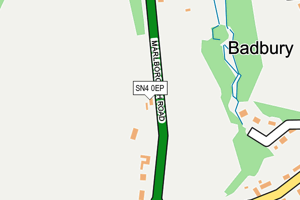 SN4 0EP map - OS OpenMap – Local (Ordnance Survey)