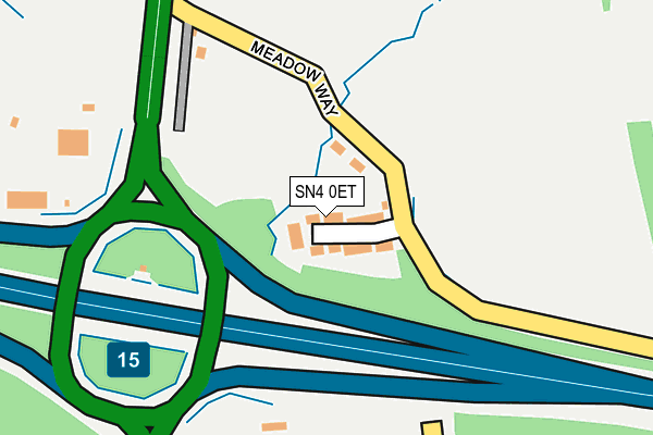 SN4 0ET map - OS OpenMap – Local (Ordnance Survey)