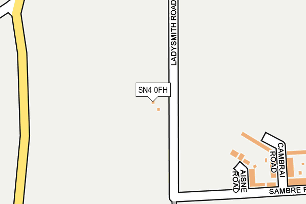 SN4 0FH map - OS OpenMap – Local (Ordnance Survey)