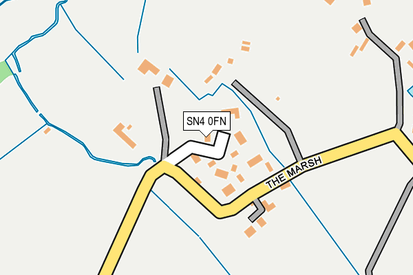 SN4 0FN map - OS OpenMap – Local (Ordnance Survey)