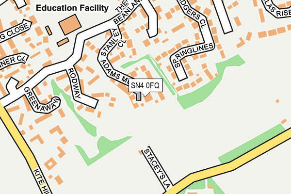 SN4 0FQ map - OS OpenMap – Local (Ordnance Survey)