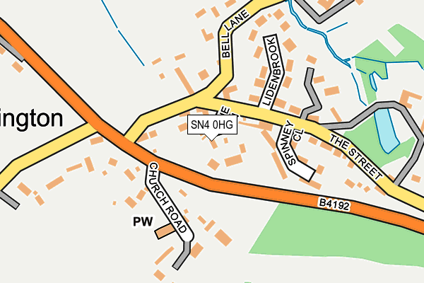 SN4 0HG map - OS OpenMap – Local (Ordnance Survey)