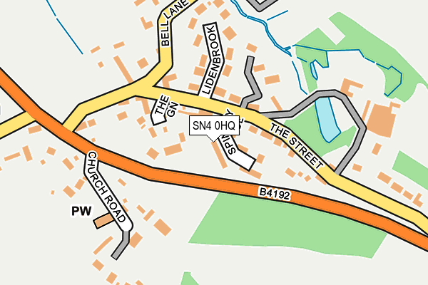 SN4 0HQ map - OS OpenMap – Local (Ordnance Survey)