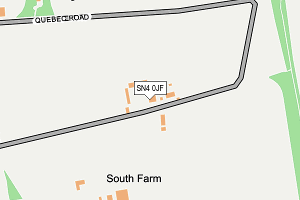 SN4 0JF map - OS OpenMap – Local (Ordnance Survey)