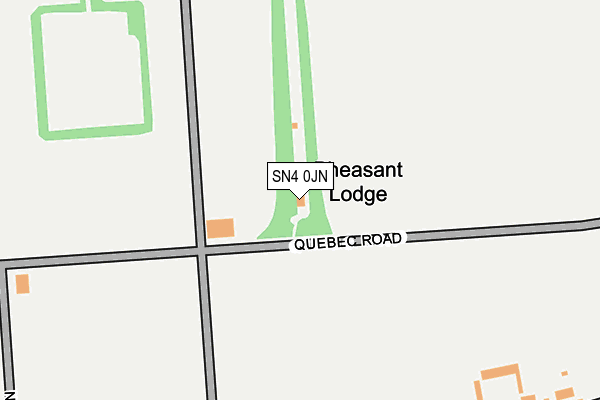 SN4 0JN map - OS OpenMap – Local (Ordnance Survey)