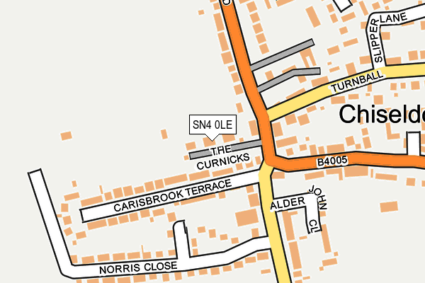 SN4 0LE map - OS OpenMap – Local (Ordnance Survey)