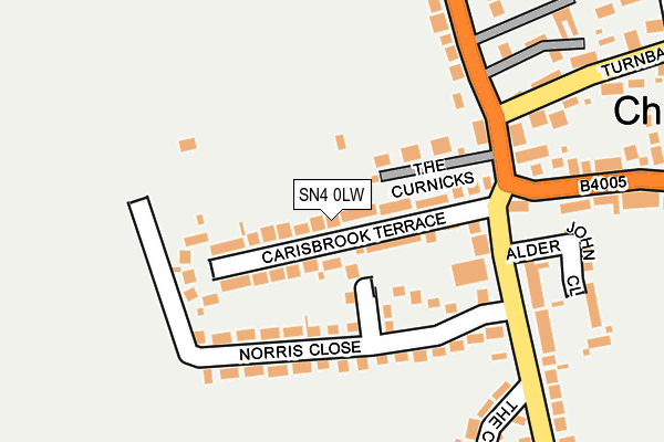 SN4 0LW map - OS OpenMap – Local (Ordnance Survey)