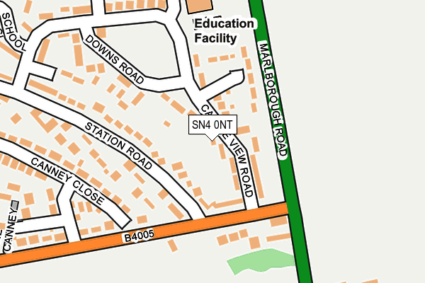 SN4 0NT map - OS OpenMap – Local (Ordnance Survey)