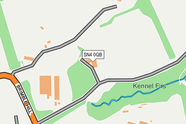 SN4 0QB map - OS OpenMap – Local (Ordnance Survey)