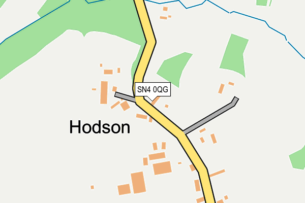 SN4 0QG map - OS OpenMap – Local (Ordnance Survey)