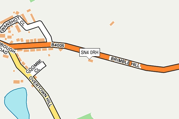 SN4 0RH map - OS OpenMap – Local (Ordnance Survey)