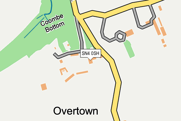 SN4 0SH map - OS OpenMap – Local (Ordnance Survey)