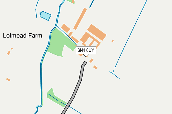 SN4 0UY map - OS OpenMap – Local (Ordnance Survey)